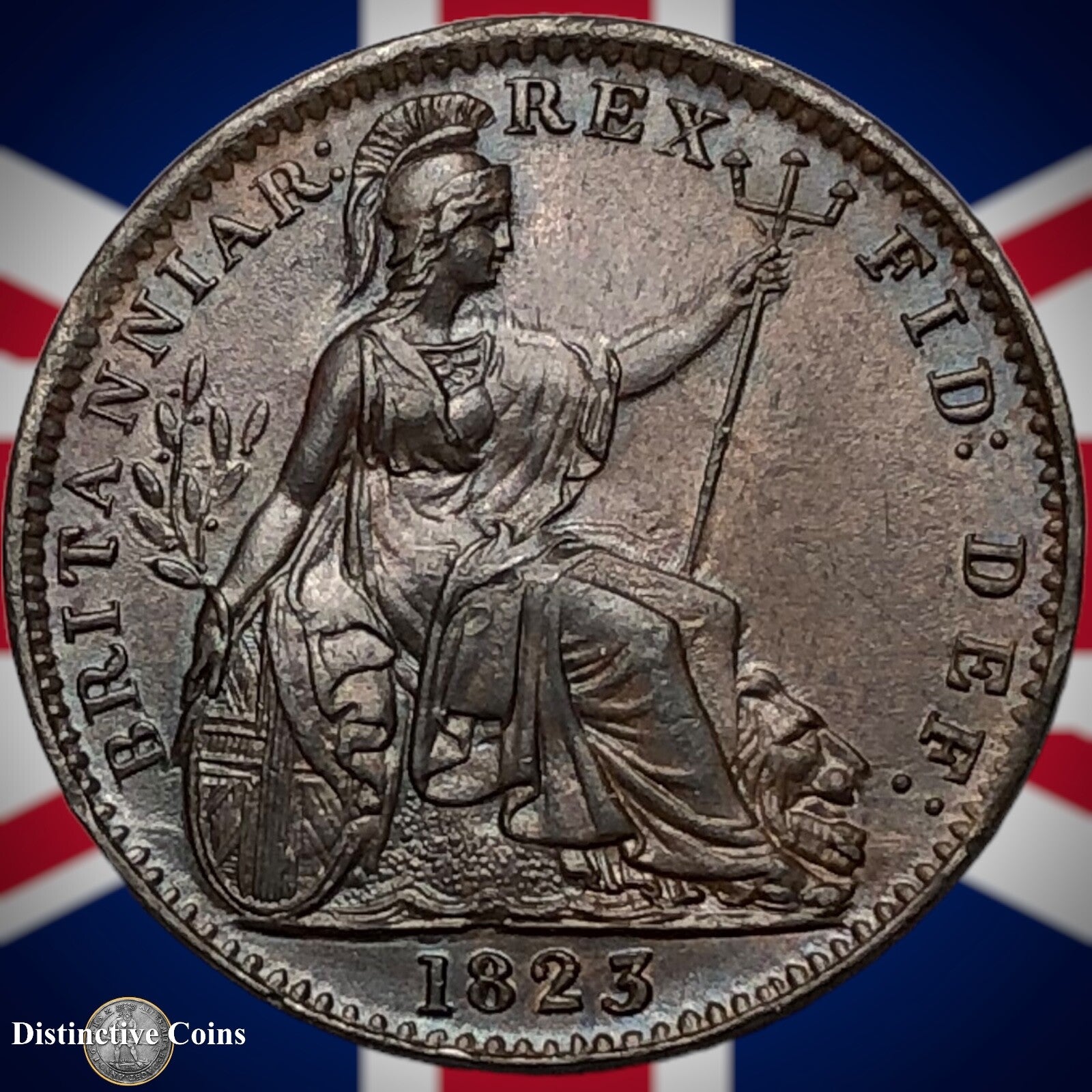 Great Britain 1823 Farthing 1/4d GB3275