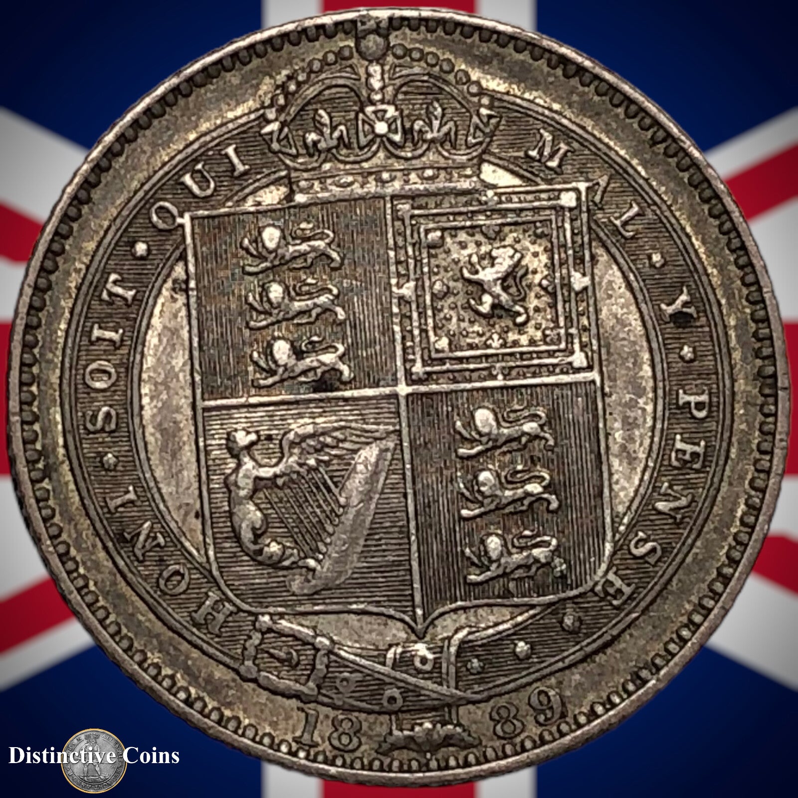 Great Britain 1889 British One Shilling GB0547