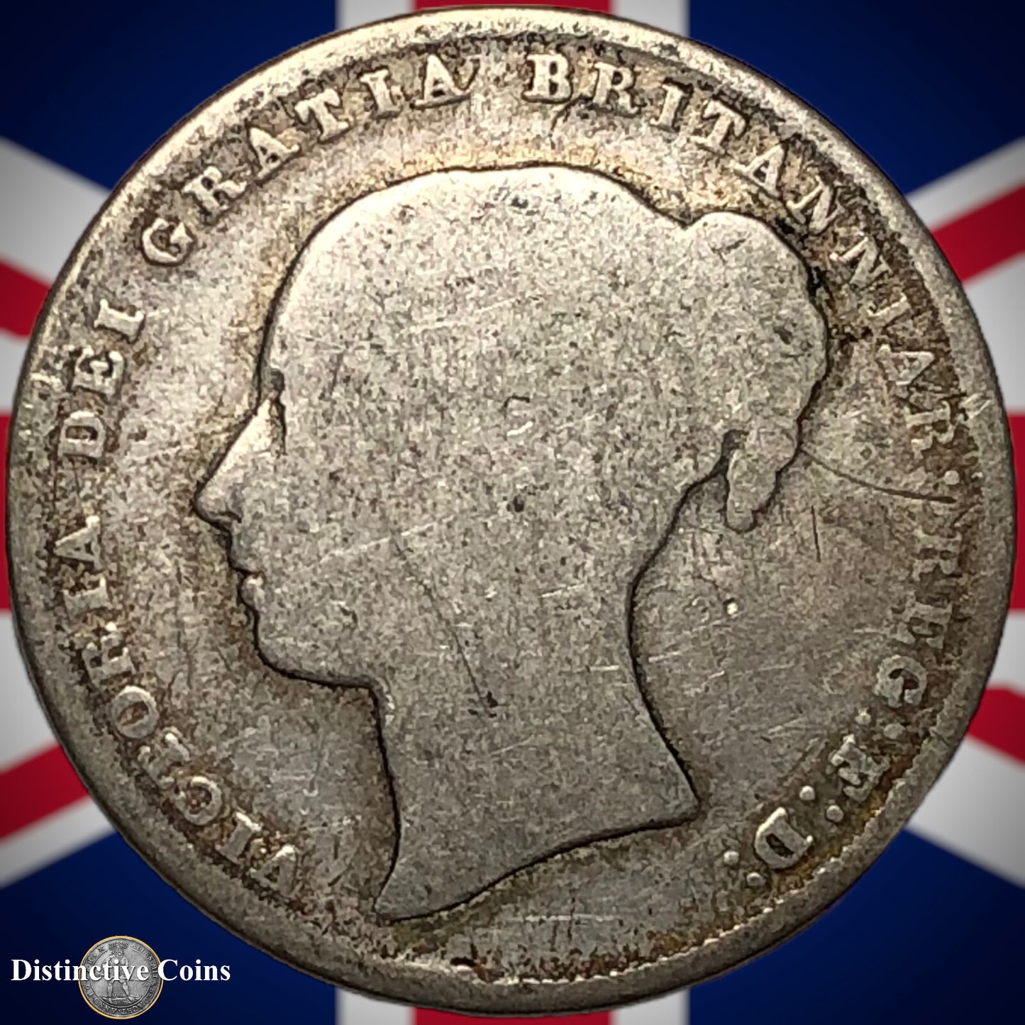 Great Britain 1844 British One Shilling GB0185