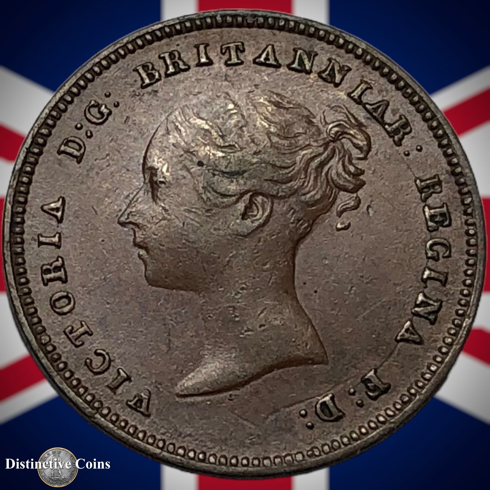 Great Britain 1844 Half Farthing 1/2 Penny GB3094