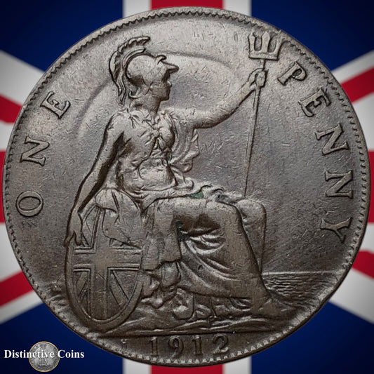 Great Britain 1912 H Penny 1d GB6791