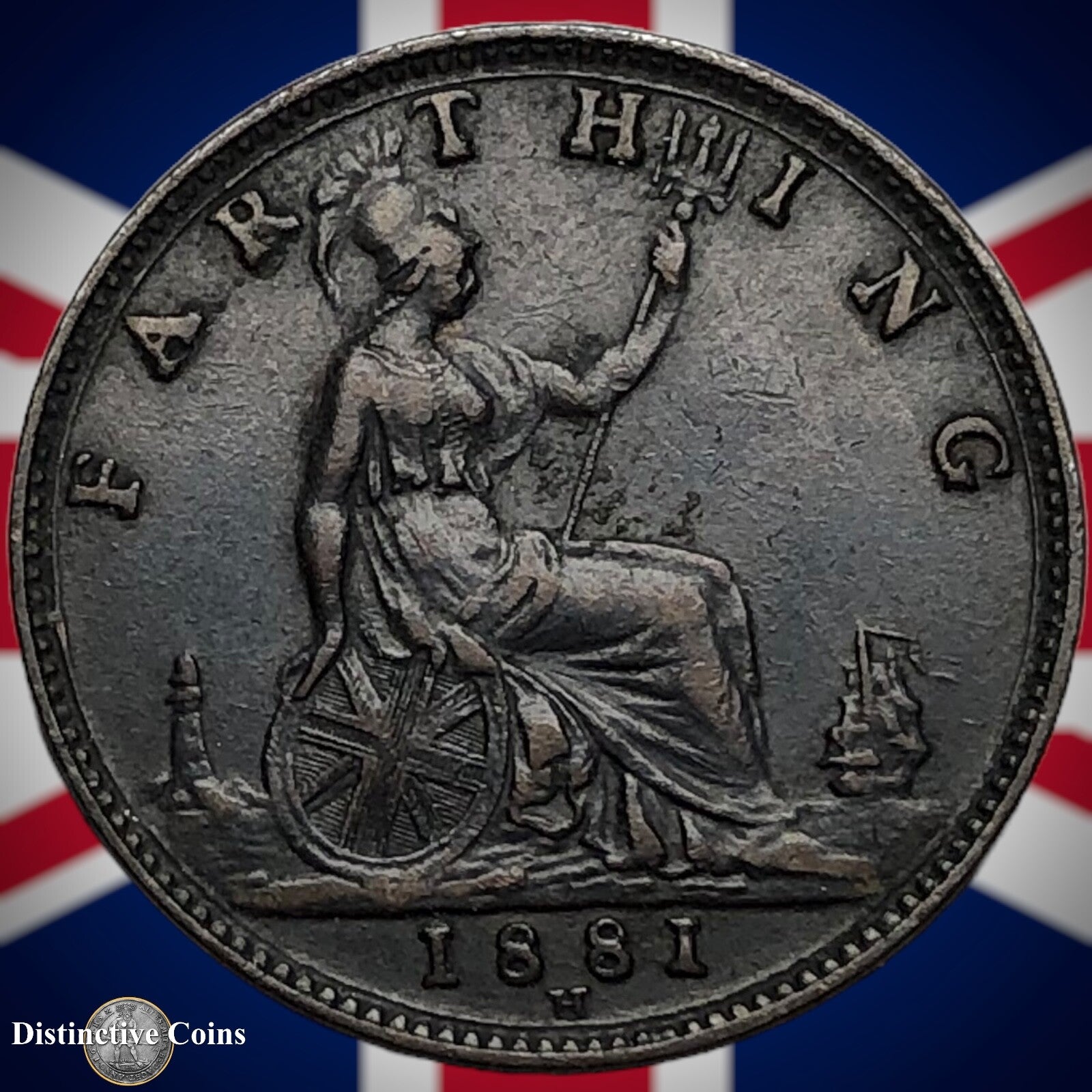 Great Britain 1881 H Farthing 1/4d GB3904