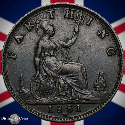 Great Britain 1881 H Farthing 1/4d GB3904