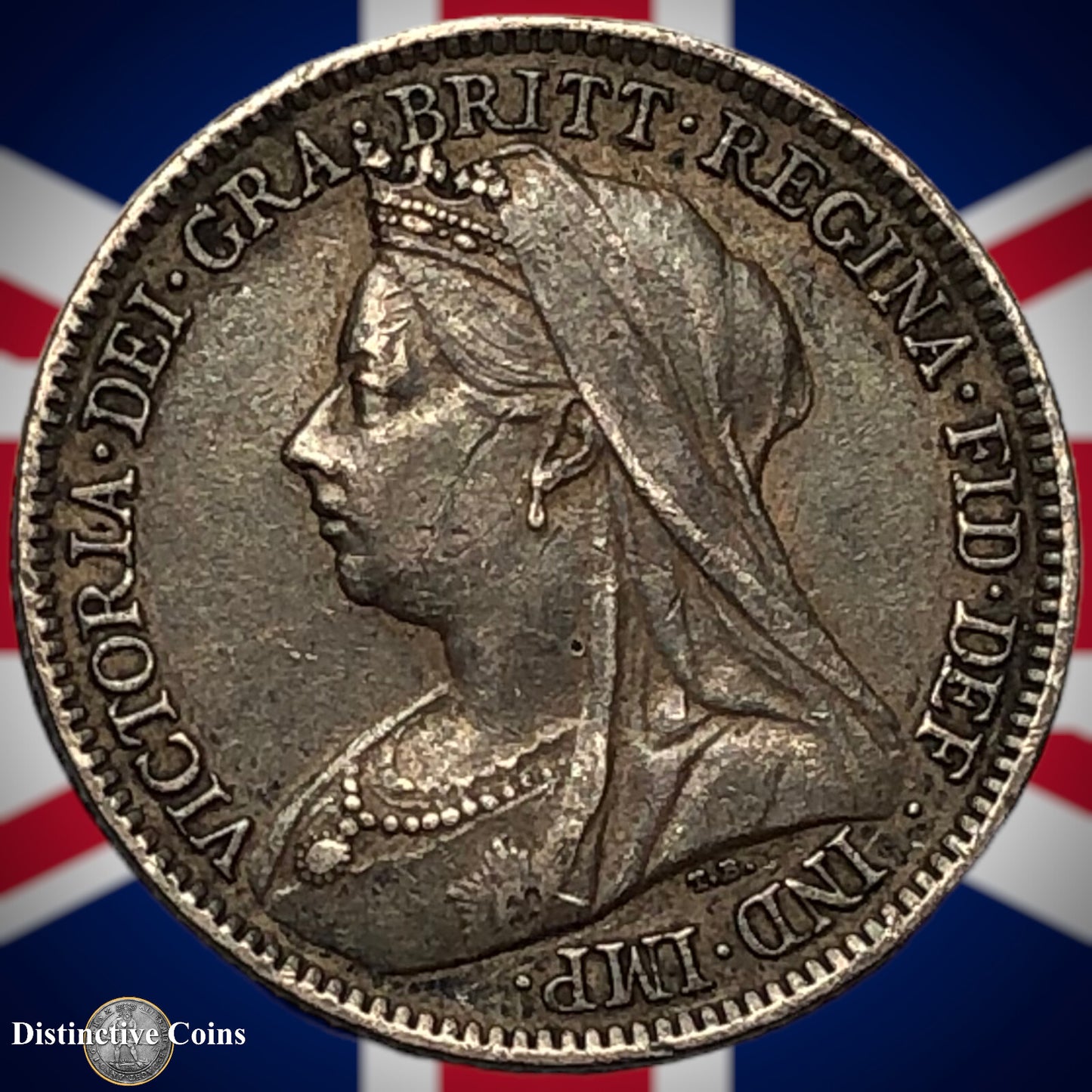 Great Britain 1900 Six Pence GB1476