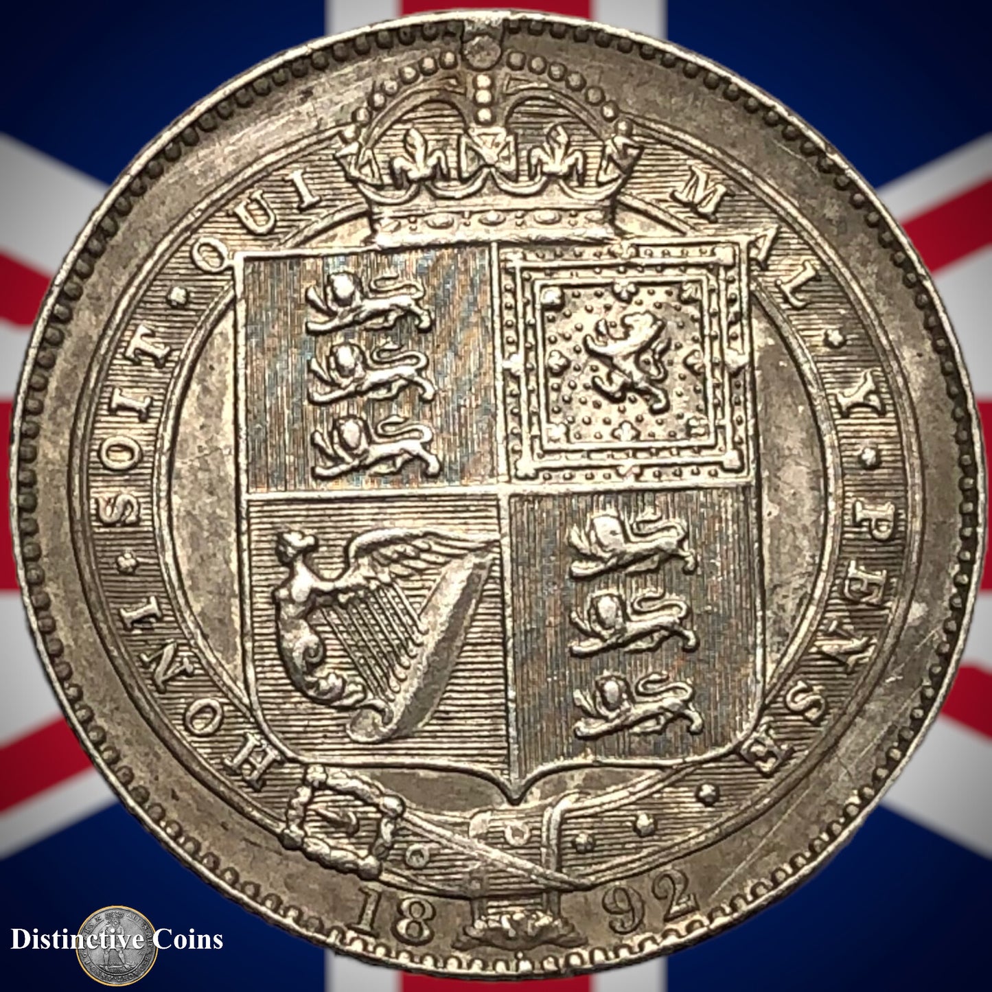 Great Britain 1892 British One Shilling GB0607