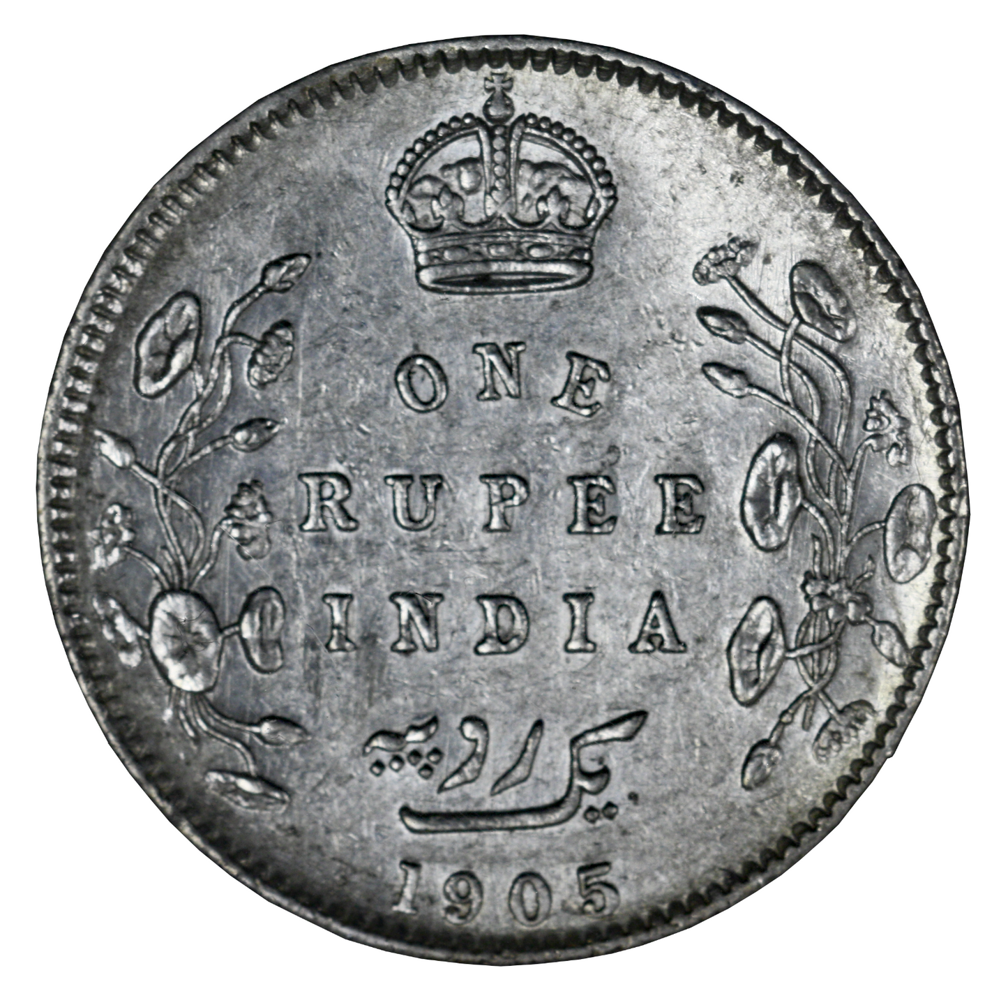 India 1905 B Rupee NNC Slab  S777