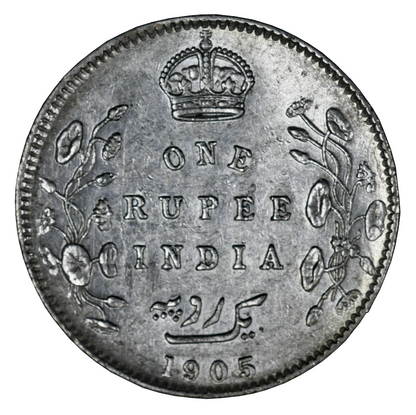 India 1905 B Rupee NNC Slab  S777