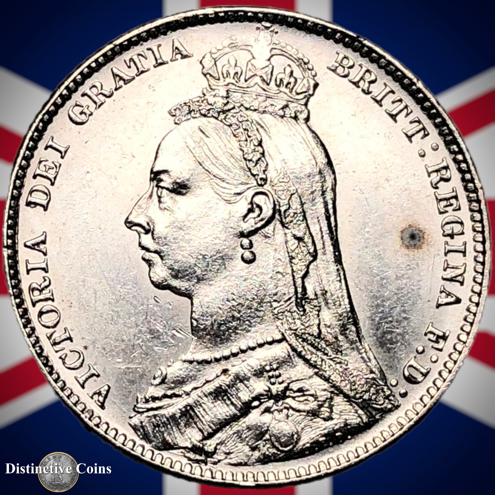 Great Britain 1891 British One Shilling GB0588