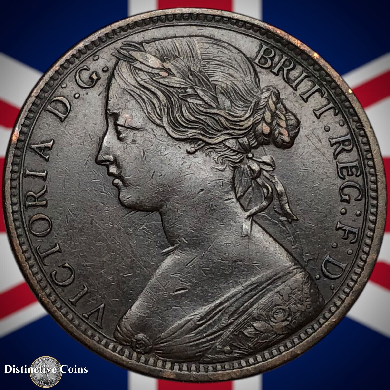 Great Britain 1862 Penny 1d GB6224