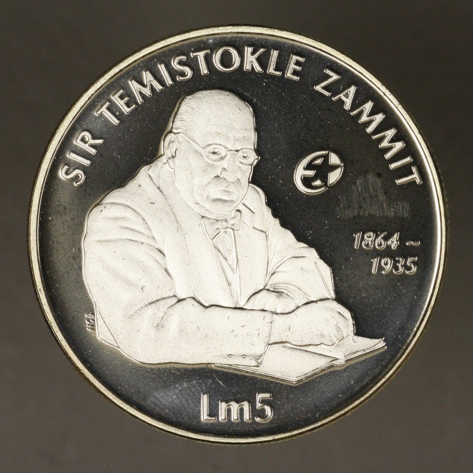 Malta 2006 5 Liri Proof