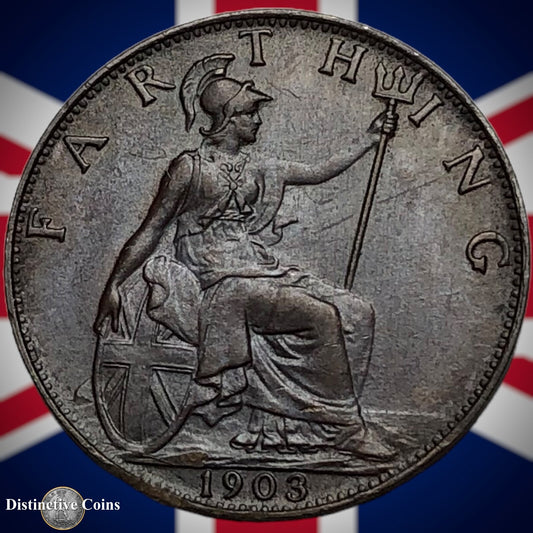 Great Britain 1903 Farthing 1/4d GB4539