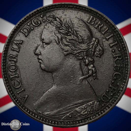 Great Britain 1875 H Farthing 1/4d GB3748