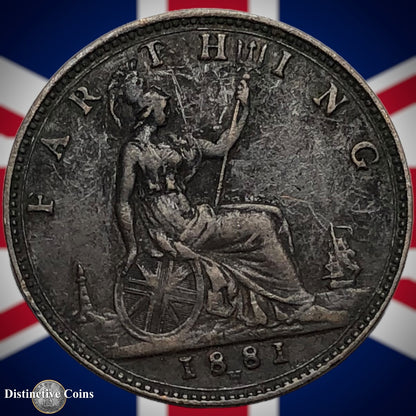 Great Britain 1881 H Farthing 1/4d GB3891