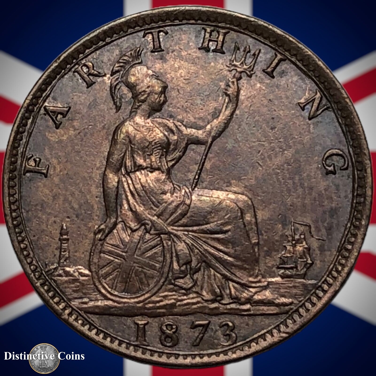 Great Britain 1873 Farthing 1/4d GB3707