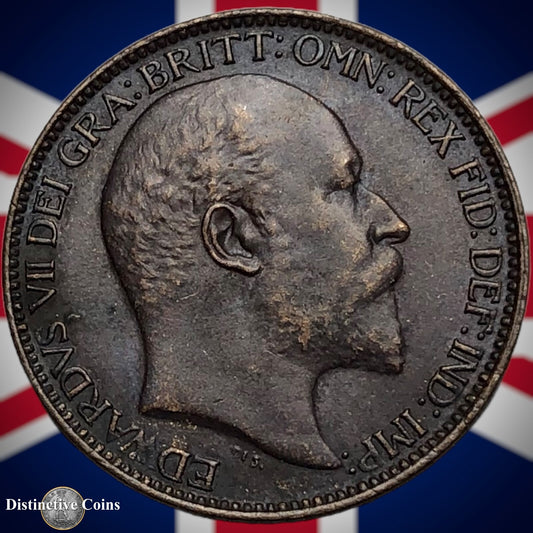 Great Britain 1902 Farthing 1/4d GB4515