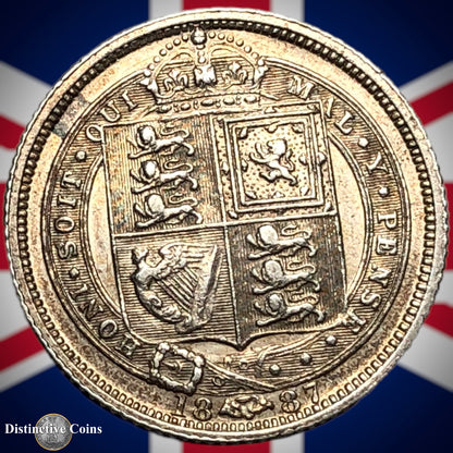 Great Britain 1887 Six Pence GB2667
