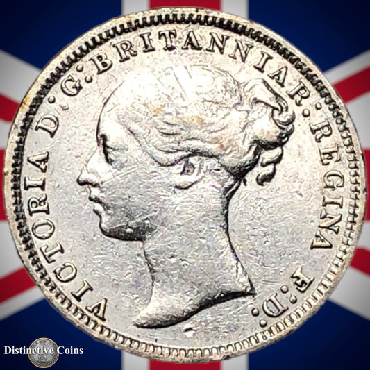 Great Britain 1878 Three Pence GB1900