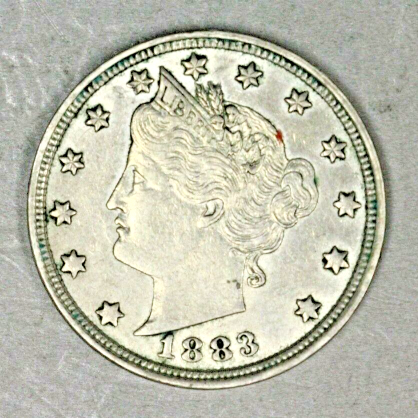 US 1883 Liberty Nickel No Cents  A3056