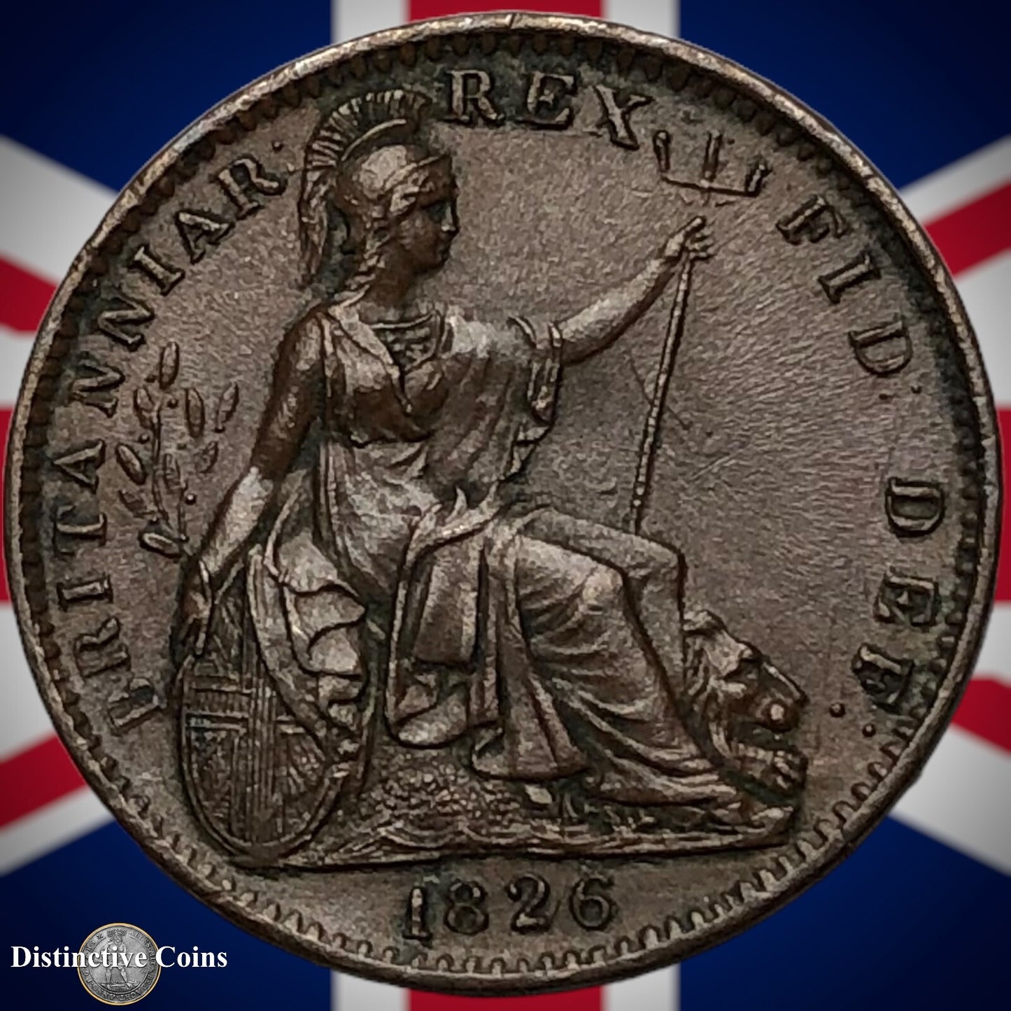 Great Britain 1826 Farthing 1/4d GB3330