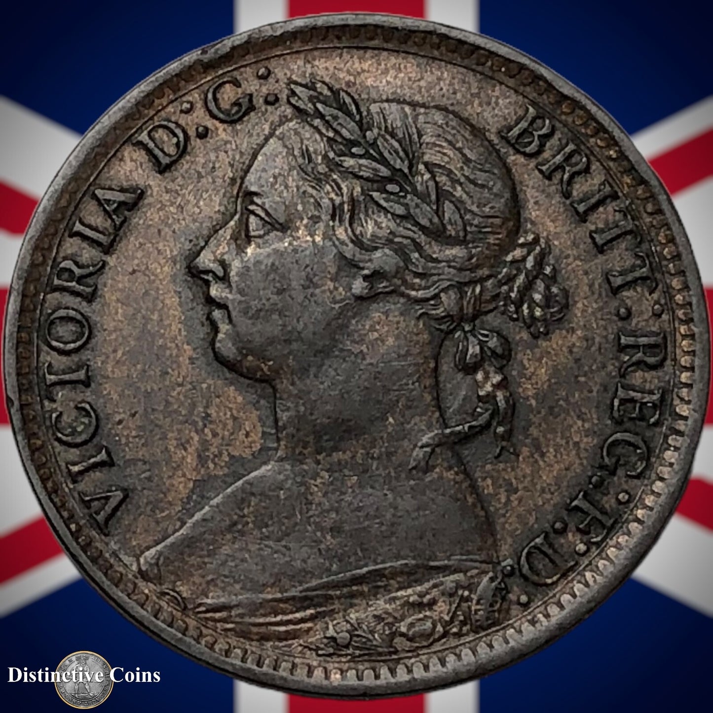 Great Britain 1884 Farthing 1/4d GB4104