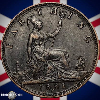 Great Britain 1881 H Farthing 1/4d GB3880