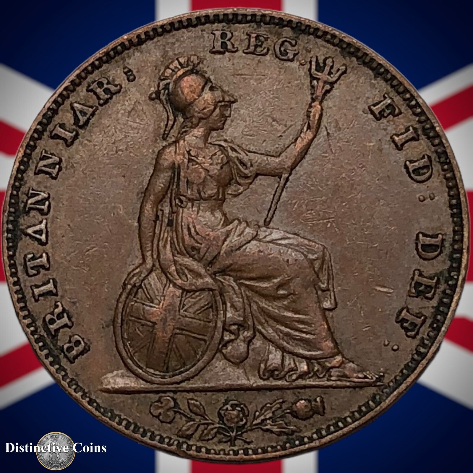Great Britain 1853 Farthing 1/4d GB3463