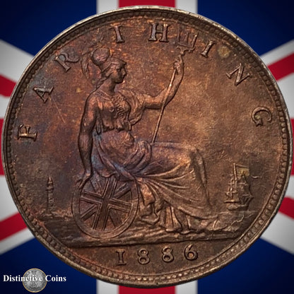 Great Britain 1886 Farthing 1/4d GB4241