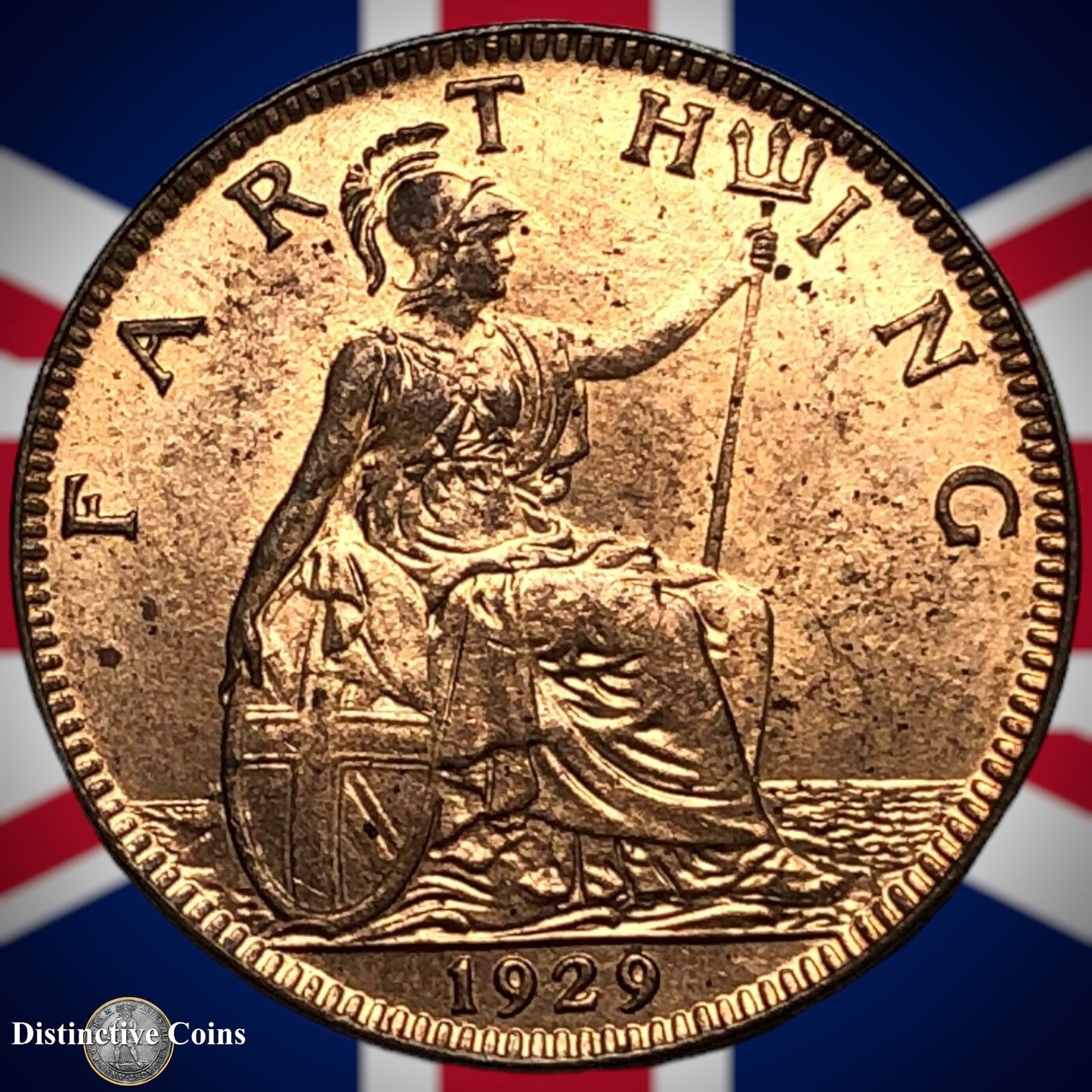 Great Britain 1929 Farthing 1/4d GB4885