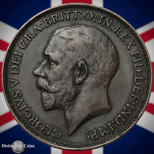 Great Britain 1912 H Penny 1d GB6792