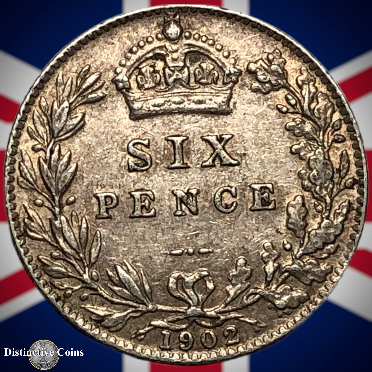 Great Britain 1902 Six Pence GB1504