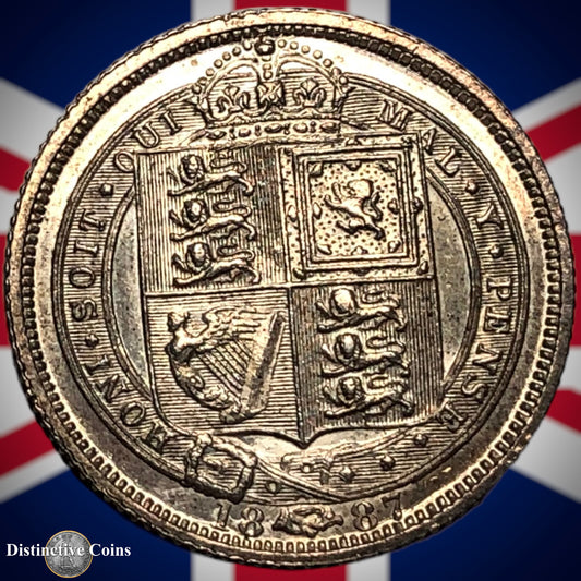 Great Britain 1887 Six Pence GB2664