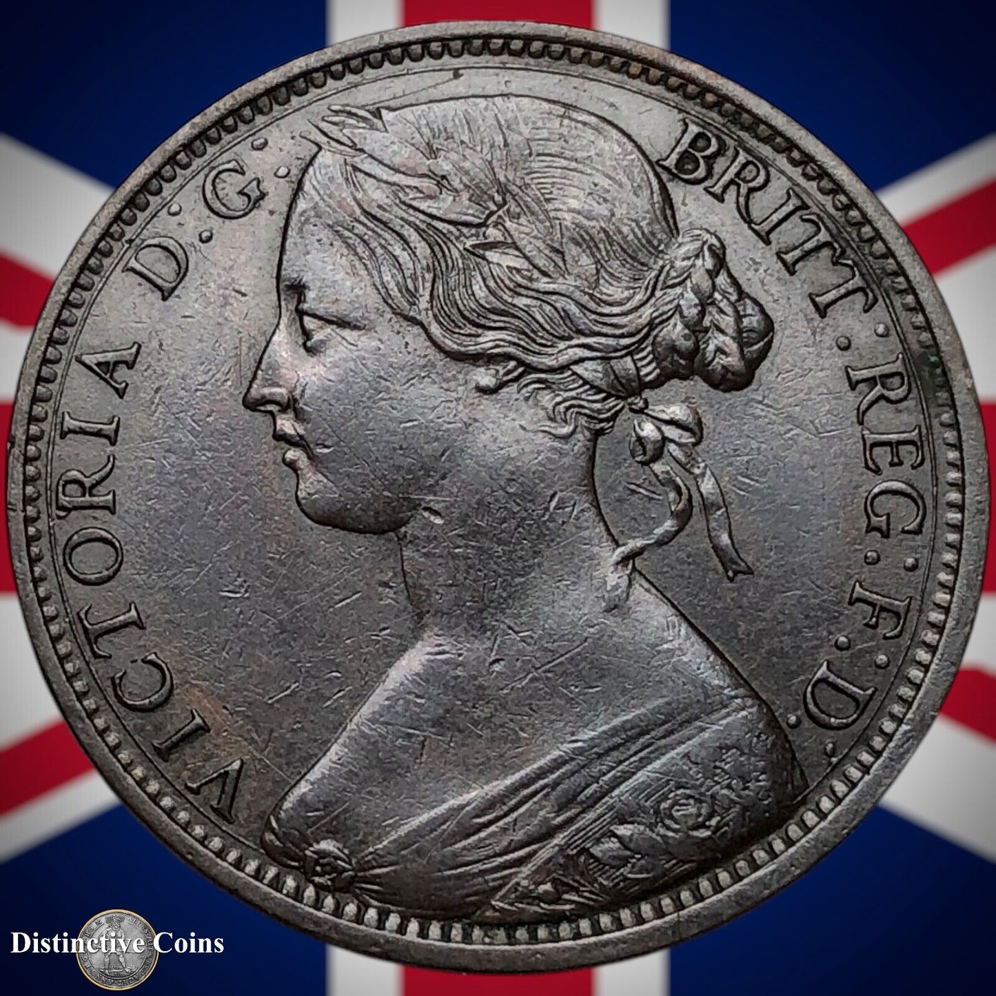 Great Britain 1863 Penny 1d GB6258