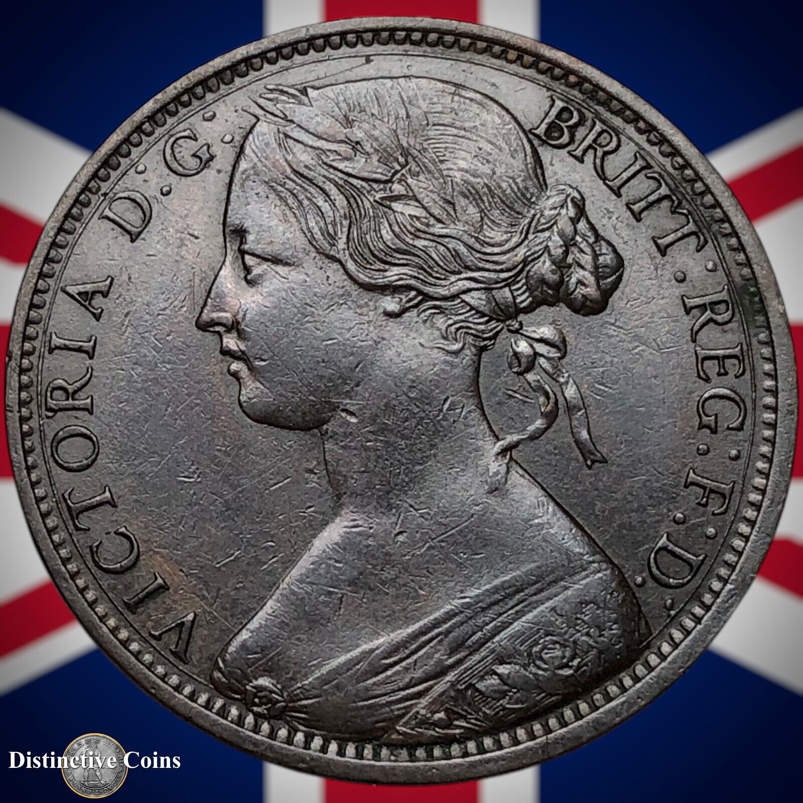 Great Britain 1863 Penny 1d GB6258