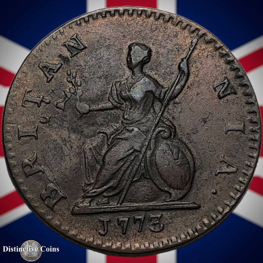 Great Britain 1773 Farthing 1/4d GB3193
