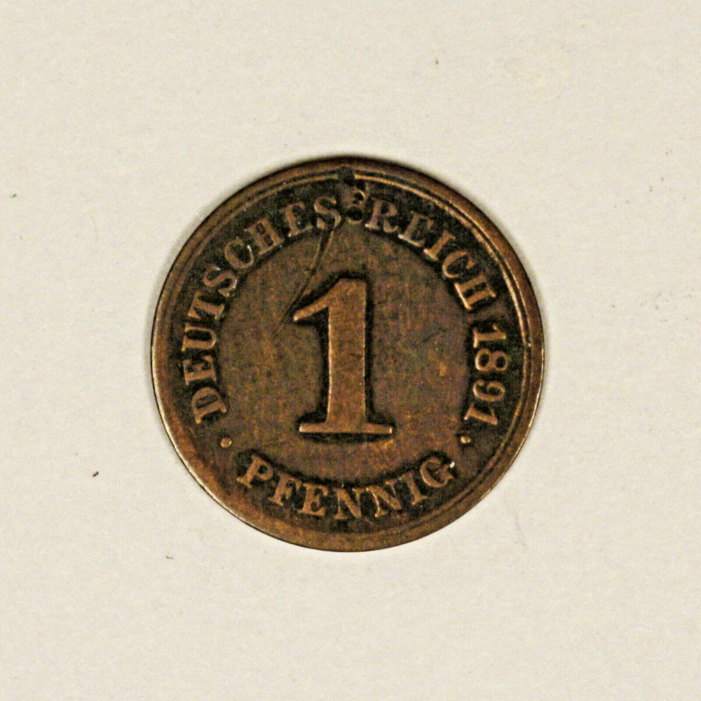 Germany 1891 J Pfennig Key Date