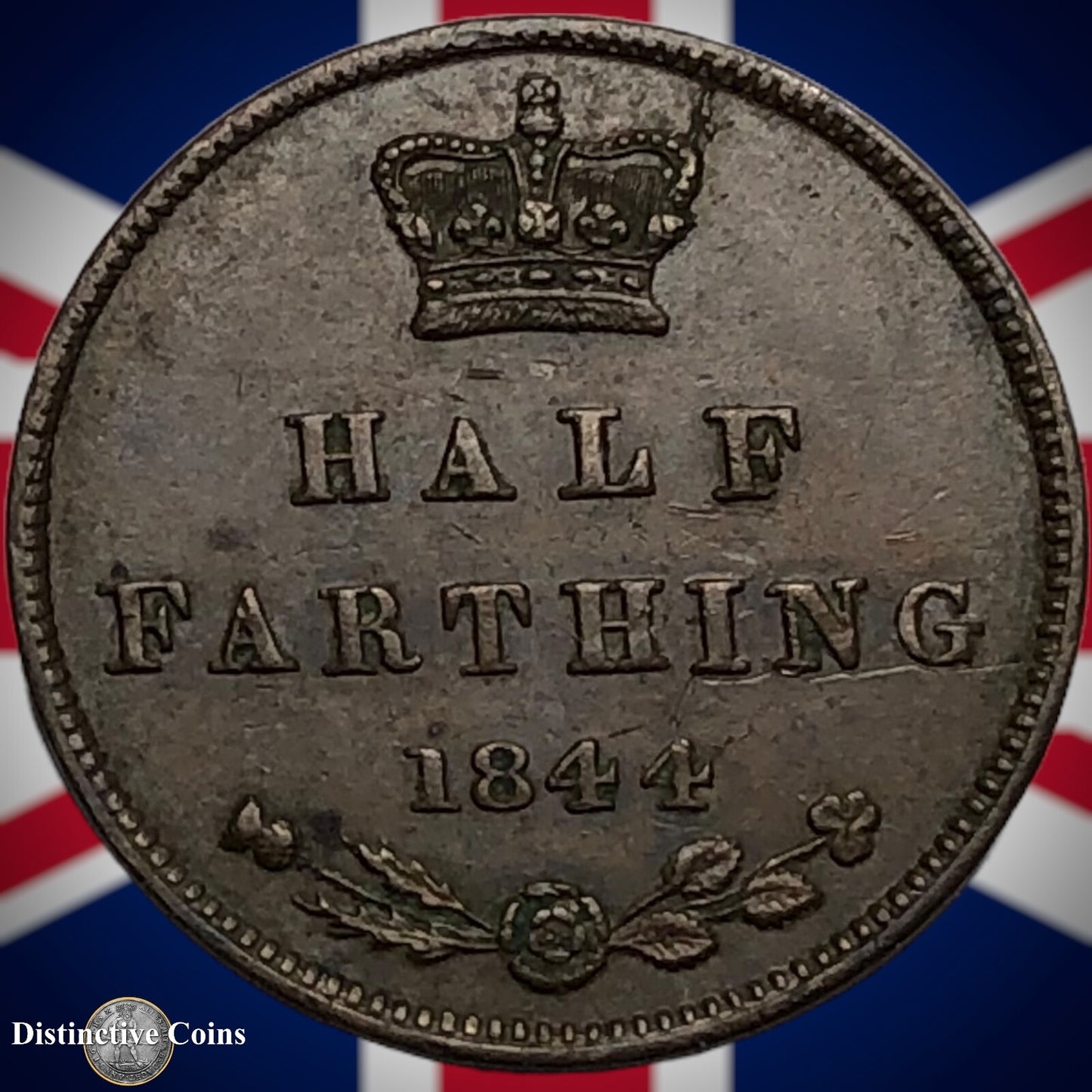 Great Britain 1844 Half Farthing 1/2 Penny GB3085