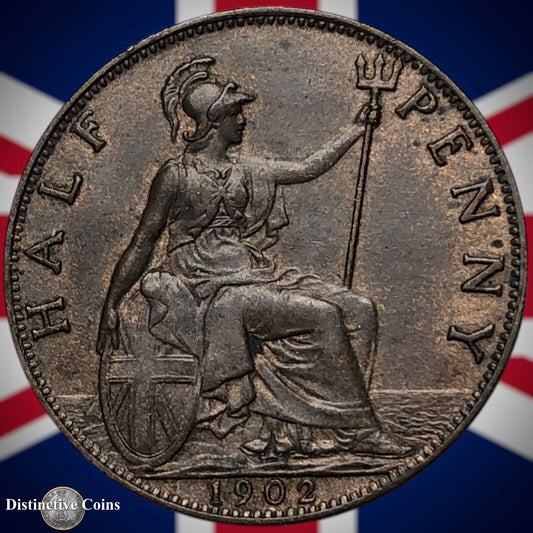 Great Britain 1902 Half Penny 1/2d GB5780