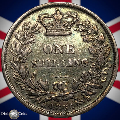 Great Britain 1861 British One Shilling GB0259
