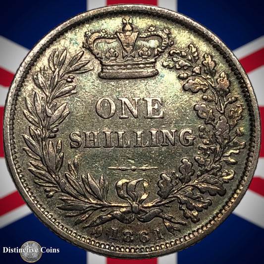Great Britain 1861 British One Shilling GB0259