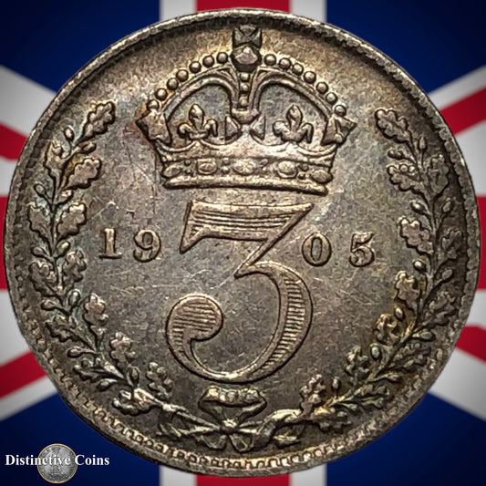 Great Britain 1905 Three Pence GB2101