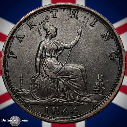 Great Britain 1864 Farthing 1/4d GB3512