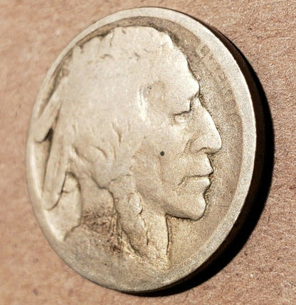 1913 D Type 2 Buffalo Nickel Weak Acid Date United States U073