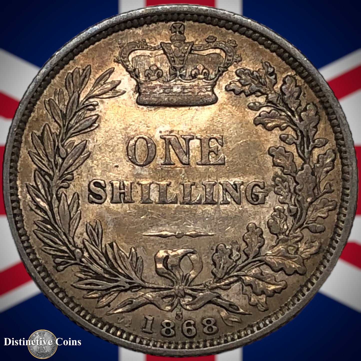 Great Britain 1868 British One Shilling GB0300