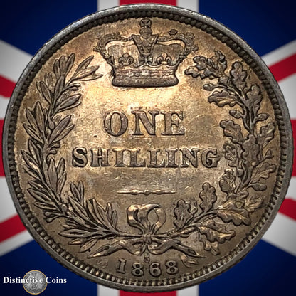 Great Britain 1868 British One Shilling GB0300