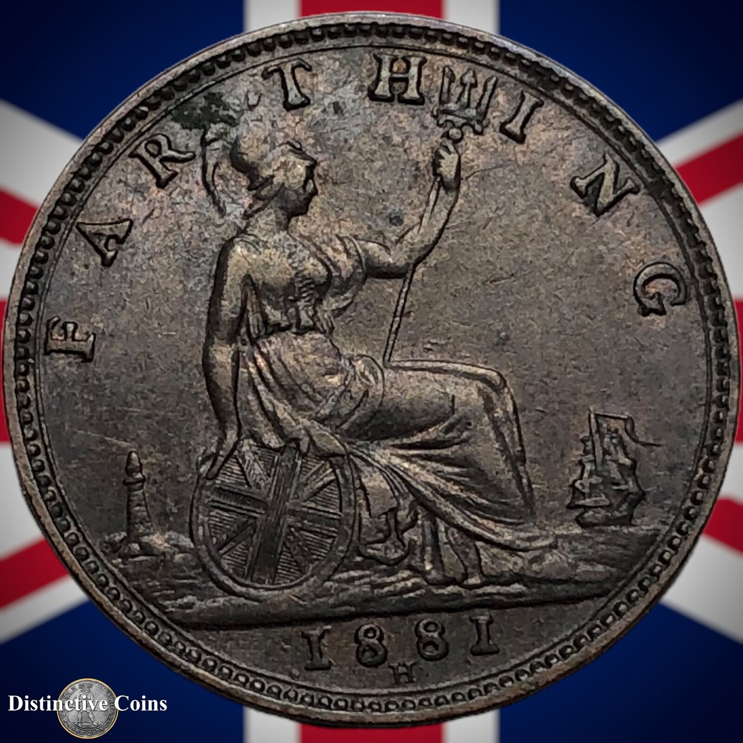 Great Britain 1881 H Farthing 1/4d GB3918