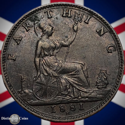 Great Britain 1881 H Farthing 1/4d GB3918