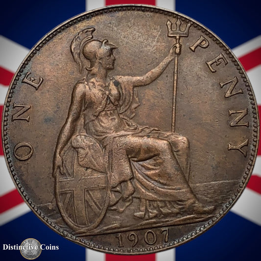 Great Britain 1907 Penny 1d GB6689