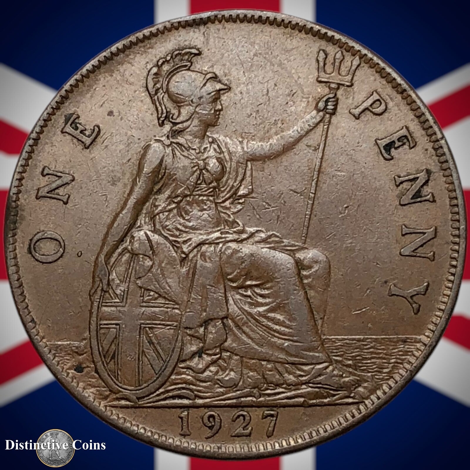 Great Britain 1927 Penny 1d GB7050