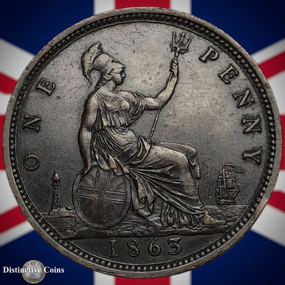 Great Britain 1863 Penny 1d GB6254