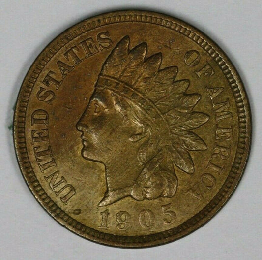 US 1905 Indian Head Penny Old Clean   A2774